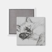 子猫'ベビー' マグネット (正面/裏面)