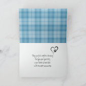 子猫ペットロス悔やみや弔慰 カード (内部)