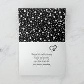 子猫ペットロス悔やみや弔慰 カード (内部)