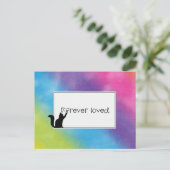 子猫ペットロス悔やみや弔慰from Vet ポストカード (スタンド正面)