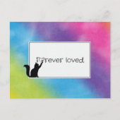 子猫ペットロス悔やみや弔慰from Vet ポストカード (正面)