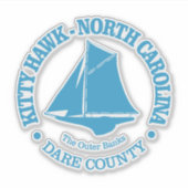 子猫ホーク(sloop) シール (正面)