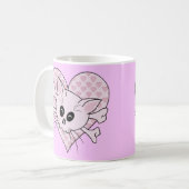 子猫ボーン コーヒーマグカップ (正面左)