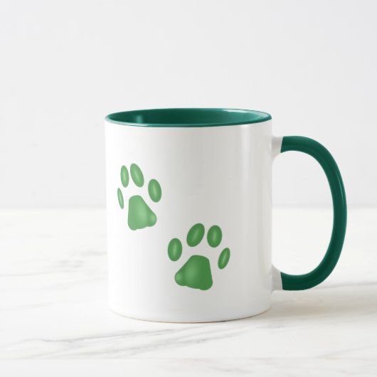 子猫ポーズリンガーマグ マグカップ (右)