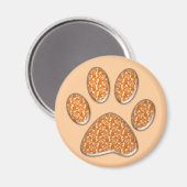 子猫ポープリント マグネット (正面/裏面)