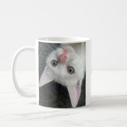 子猫マグカップ 冗談マグ コーヒーマグカップ (左)