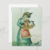 子猫ママ ポストカード (正面/裏面)