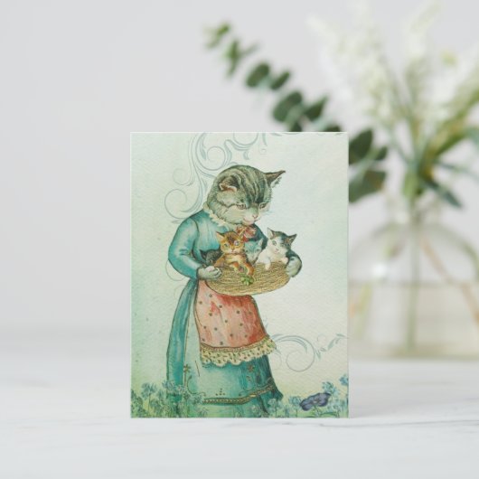 子猫ママ ポストカード (スタンド正面)