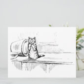 子猫ミトン(Scaredy Cat) (Beatrix Potter) カード (スタンド正面)