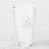 子猫ミトン(Scaredy Cat) (Beatrix Potter) タンブラーグラス (裏面)