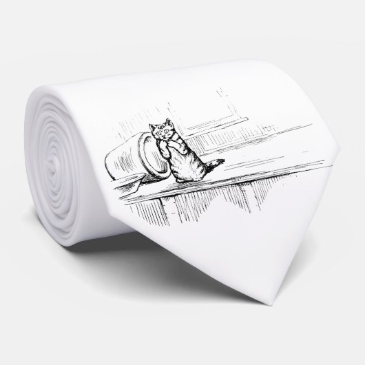 子猫ミトン(Scaredy Cat) (Beatrix Potter) ネクタイ (ロール)