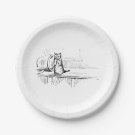 子猫ミトン(Scaredy Cat) (Beatrix Potter) ペーパープレート