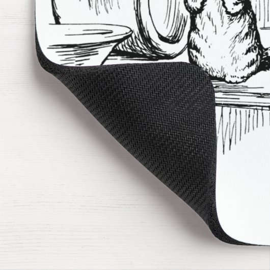 子猫ミトン(Scaredy Cat) (Beatrix Potter) マウスパッド (コーナー)