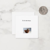 子猫ミニサンキューノートカード ノートカード (正面/裏面インサイチュ)