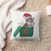 子猫メリー、メリークリスマス クッション (ブランケット)