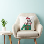 子猫メリー、メリークリスマス クッション (椅子)