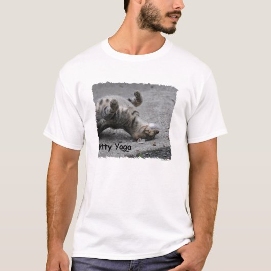 子猫ヨガ Tシャツ (正面)