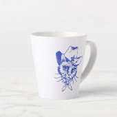 子猫ラテマグカップ カフェラテマグ (右アングル)