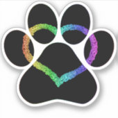 子猫ラブレインボー シール (正面)