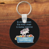 子猫リッターの悪臭 キーホルダー (正面)