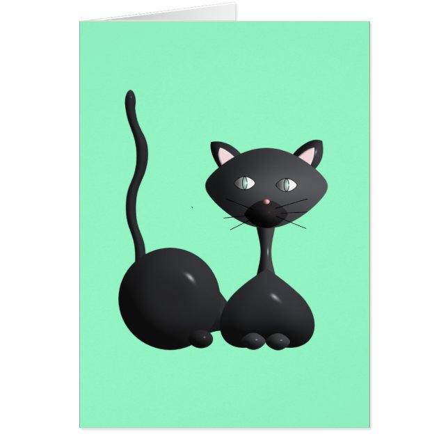 子猫リラックスが緑色 (正面)