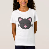 子猫リンガーTシャツ Tシャツ (正面)