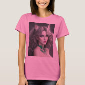 子猫ワイフ02 Tシャツ (正面)