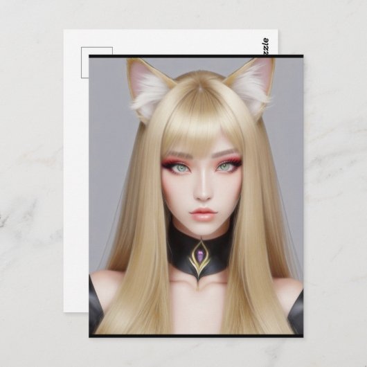 子猫ワイフ03 ポストカード (正面/裏面)