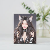 子猫ワイフ04 ポストカード (スタンド正面)