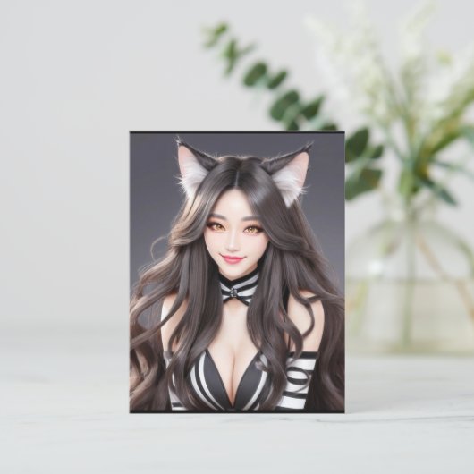 子猫ワイフ04 ポストカード (スタンド正面)