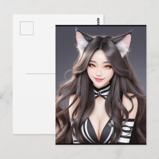 子猫ワイフ04 ポストカード (正面/裏面)