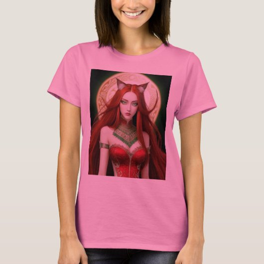 子猫ワイフ05 Tシャツ (正面)