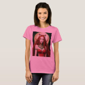 子猫ワイフ05 Tシャツ (正面フル)