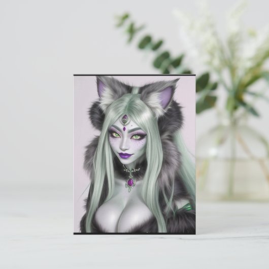 子猫ワイフ07 ポストカード (スタンド正面)