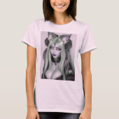 子猫ワイフ07 Tシャツ (正面)