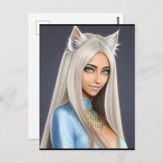 子猫ワイフ12 ポストカード (正面/裏面)