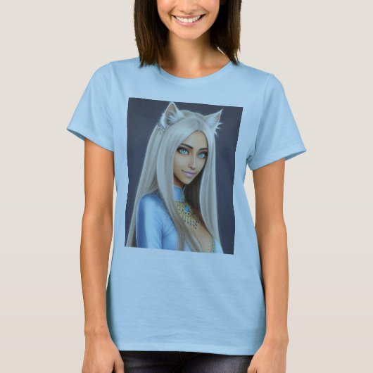 子猫ワイフ12 Tシャツ (正面)