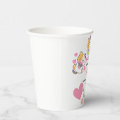 子猫ワンベビーガール誕生日 紙コップ (右)