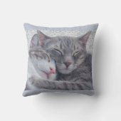 子猫ヴィンテージ クッション (裏面)