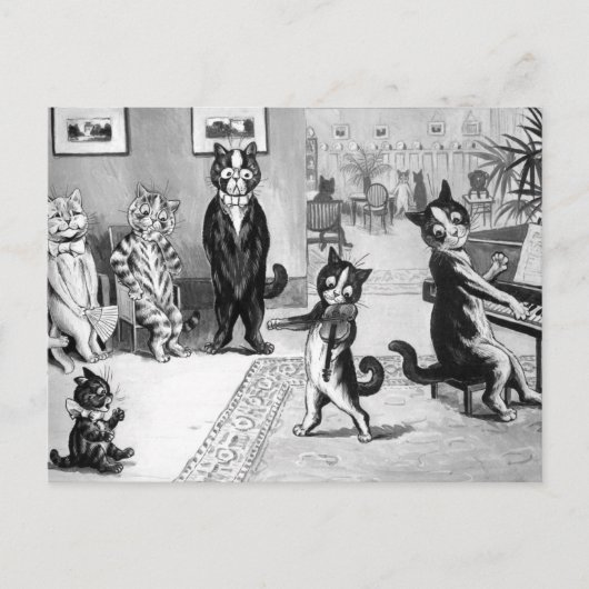 子猫与えのリサイタル ポストカード (正面)