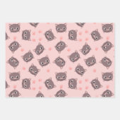 子猫包装紙、キャットギフトラップ ラッピングペーパーシート (正面)