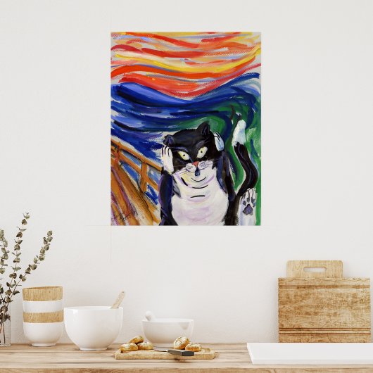 子猫叫びポスター ポスター (キッチン)