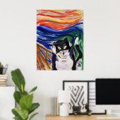 子猫叫びポスター ポスター (ホームオフィス)