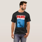 子猫好きおもしろい向けのグラフィックハロウィンアパレル Tシャツ (正面フル)