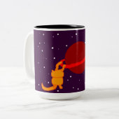 子猫宇宙 ツートーンマグカップ (正面左)