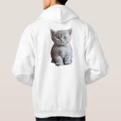 子猫恋人Tシャツ パーカ (裏面)