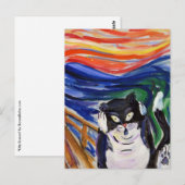 子猫悲鳴はがき ポストカード (正面/裏面)