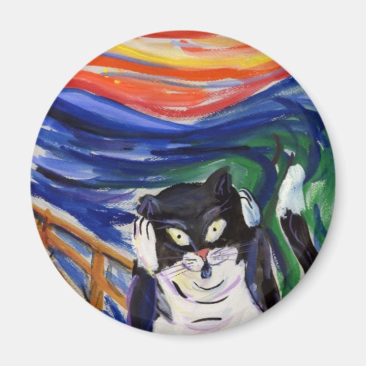 子猫悲鳴 マグネット (正面)