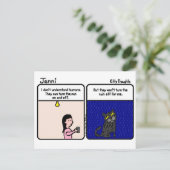 子猫想はがき ポストカード (スタンド正面)