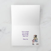 子猫愛 カード (内部)